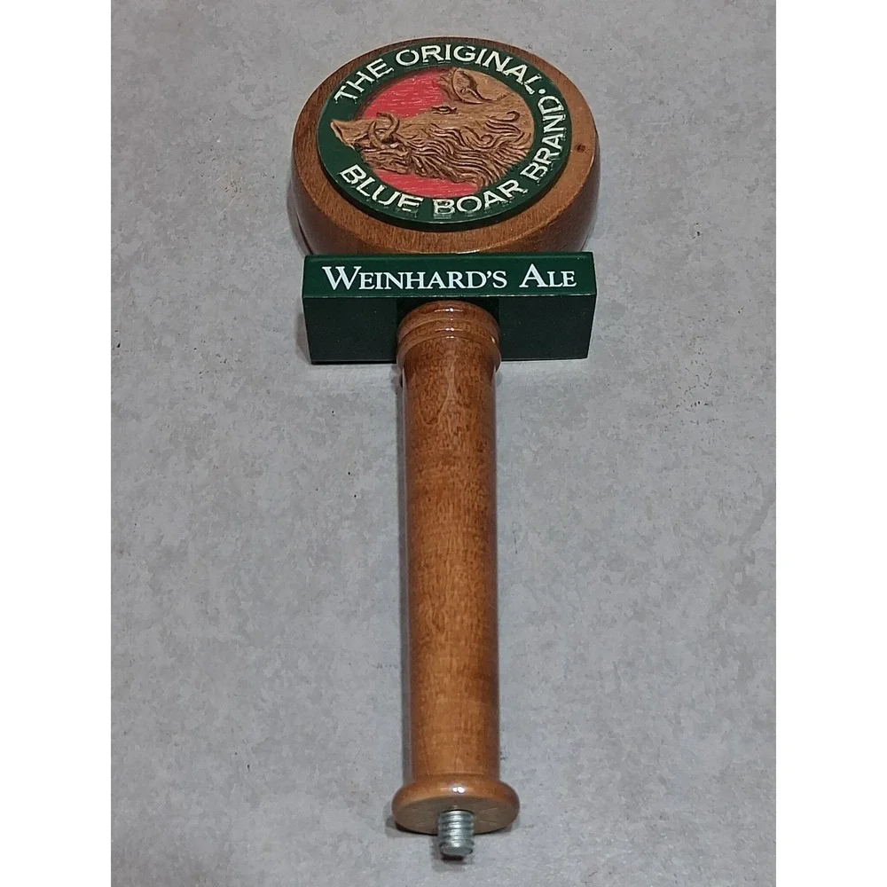 Beer TAP HANDLE 🍺 Weinhard's Ale BLUE BOAR BRAND Missing Bottom Piece